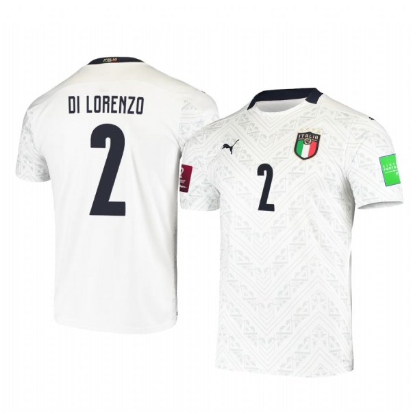 Italy national football team Giovanni Di Lorenzo Men's 2021 Away Replica Jersey