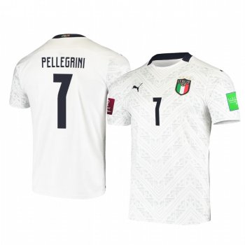 Italy national football team Lorenzo Pellegrini Men's 2021 Away Replica Jersey