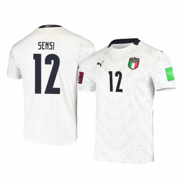 Italy national football team Stefano Sensi Men's 2021 Away Replica Jersey