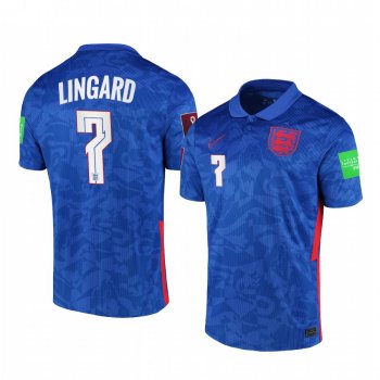 Jesse Lingard England 2021 Away Men's Royal Blue National Team Jersey