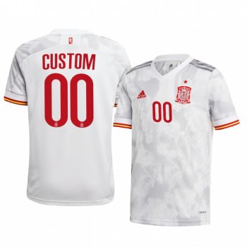 Custom Spain Men's 2021 Away National Team Jersey