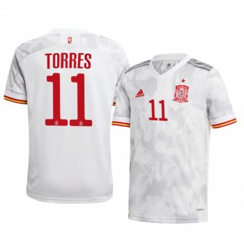 Spain Ferran Torres Men's 2021 Away National Team Jersey