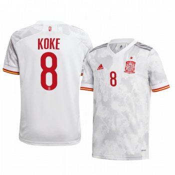 Spain Koke Men's 2021 Away National Team Jersey