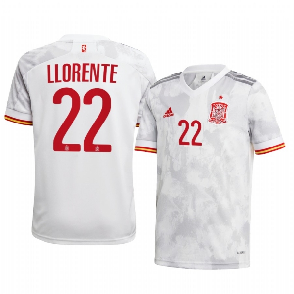 Spain Marcos Llorente Men's 2021 Away National Team Jersey