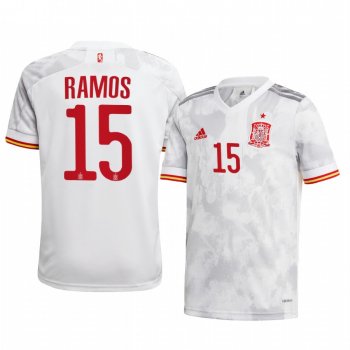 Spain Sergio Ramos Men's 2021 Away National Team Jersey