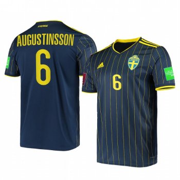 Sweden Ludwig Augustinsson Men's 2021 Away National Team Replica Jersey