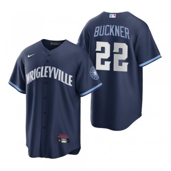 Chicago Cubs Bill Buckner Navy 2021 City Connect Replica Jersey