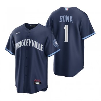 Chicago Cubs Larry Bowa Navy 2021 City Connect Replica Jersey