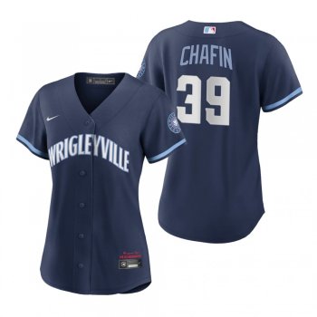 Women's Chicago Cubs Andrew Chafin Navy 2021 City Connect Replica Jersey