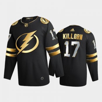 Tampa Bay Lightning Alex Killorn #17 2020-21 Authentic Golden Black Limited Edition Jersey