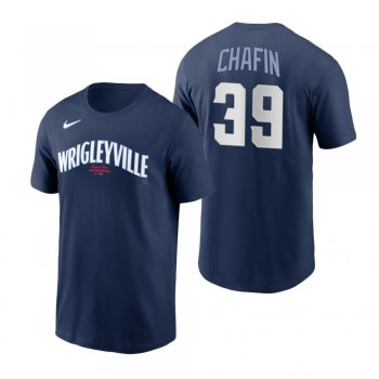 Chicago Cubs Andrew Chafin Navy 2021 City Connect Name Number T-Shirt