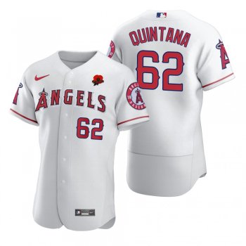 Los Angeles Angels Jose Quintana White 2021 Memorial Day Authentic Jersey