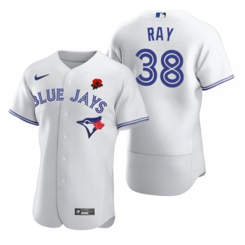 Toronto Blue Jays Robbie Ray White 2021 Memorial Day Authentic Jersey