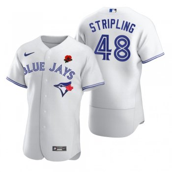 Toronto Blue Jays Ross Stripling White 2021 Memorial Day Authentic Jersey