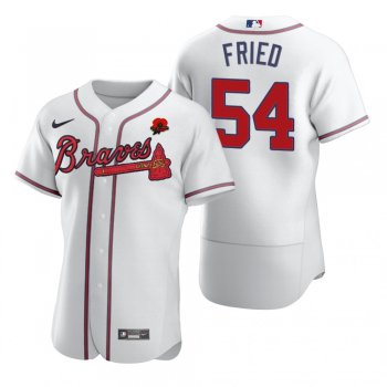 Atlanta Braves Max Fried White 2021 Memorial Day Authentic Jersey