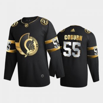 Ottawa Senators Braydon Coburn #55 2020-21 Authentic Golden Black Limited Edition Jersey