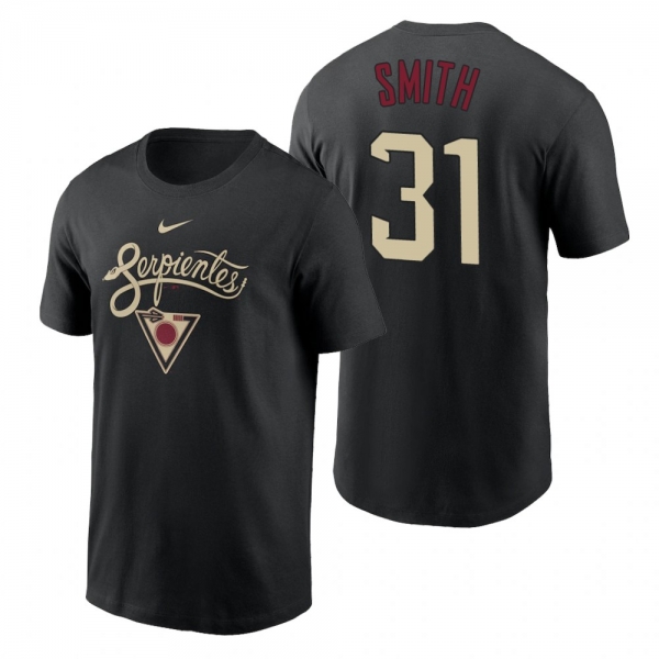 Arizona Diamondbacks Caleb Smith Black 2021 City Connect Graphic T-Shirt