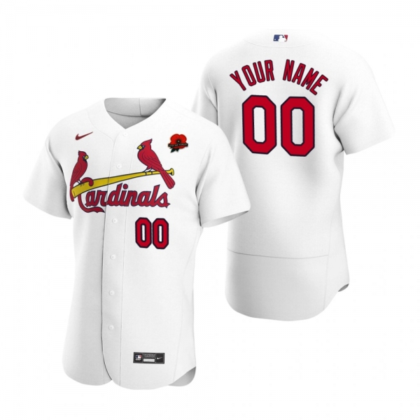 St. Louis Cardinals Custom White 2021 Memorial Day Authentic Jersey