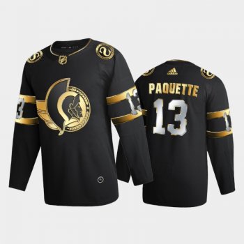 Ottawa Senators Cedric Paquette #13 2020-21 Authentic Golden Black Limited Edition Jersey