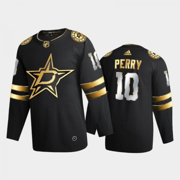 Dallas Stars Corey Perry #10 2020-21 Authentic Golden Black Limited Edition Jersey