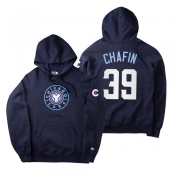 Chicago Cubs Andrew Chafin Navy 2021 City Connect New Era Hoodie