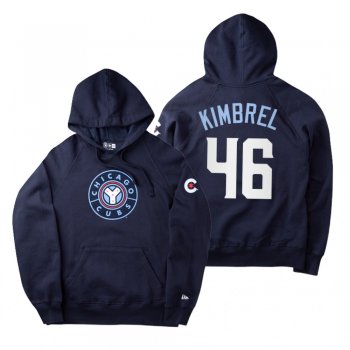 Chicago Cubs Craig Kimbrel Navy 2021 City Connect New Era Hoodie