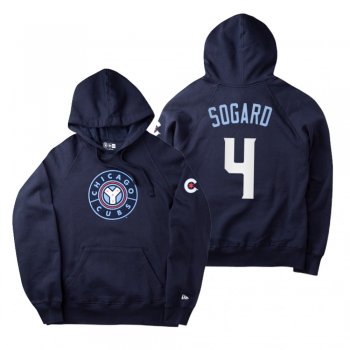 Chicago Cubs Eric Sogard Navy 2021 City Connect New Era Hoodie