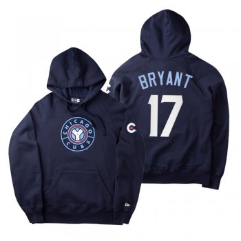 Chicago Cubs Kris Bryant Navy 2021 City Connect New Era Hoodie