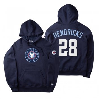 Chicago Cubs Kyle Hendricks Navy 2021 City Connect New Era Hoodie