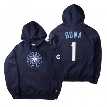 Chicago Cubs Larry Bowa Navy 2021 City Connect New Era Hoodie