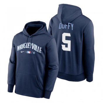 Chicago Cubs Matt Duffy Navy 2021 City Connect Therma Hoodie