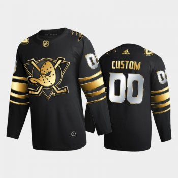 Anaheim Ducks Custom #00 2020-21 Golden Edition Black Limited Authentic Jersey