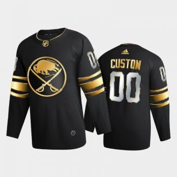 Buffalo Sabres Custom #00 2020-21 Authentic Golden Black Limited Edition Jersey