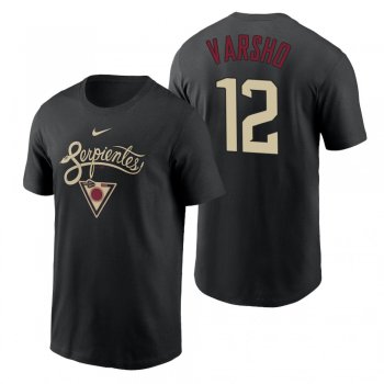 Arizona Diamondbacks Daulton Varsho Black 2021 City Connect Graphic T-Shirt