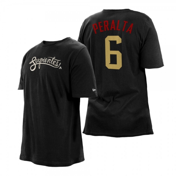 Arizona Diamondbacks David Peralta Black 2021 City Connect T-Shirt