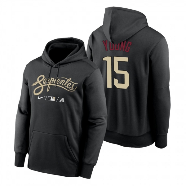 Arizona Diamondbacks Andrew Young Black 2021 City Connect Therma Pullover Hoodie