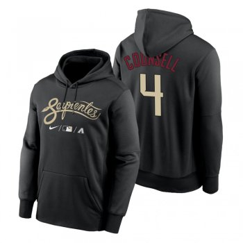 Arizona Diamondbacks Craig Counsell Black 2021 City Connect Therma Pullover Hoodie