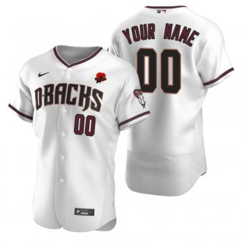 Arizona Diamondbacks Custom White 2021 Memorial Day Authentic Jersey