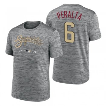 Arizona Diamondbacks David Peralta Anthracite 2021 City Connect Practice T-Shirt