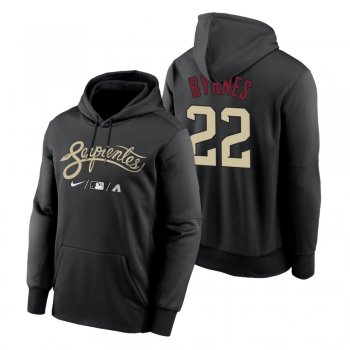 Arizona Diamondbacks Eric Byrnes Black 2021 City Connect Therma Pullover Hoodie