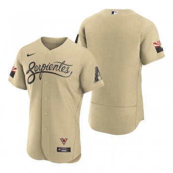 Men's Arizona Diamondbacks Gold 2021 City Connect Authentic Jersey