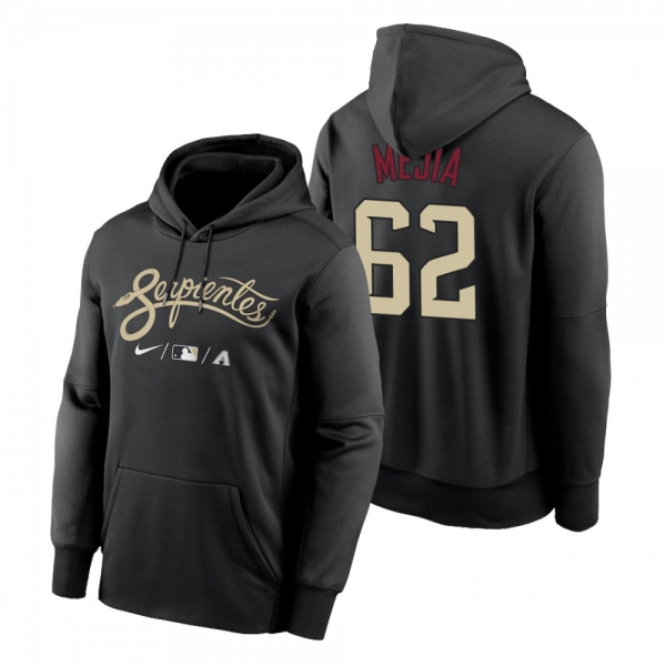 Arizona Diamondbacks Humberto Mejia Black 2021 City Connect Therma Pullover Hoodie