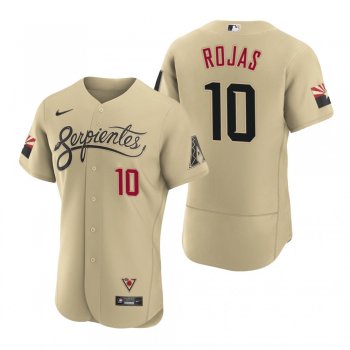 Men's Arizona Diamondbacks Josh Rojas Gold 2021 City Connect Authentic Jersey