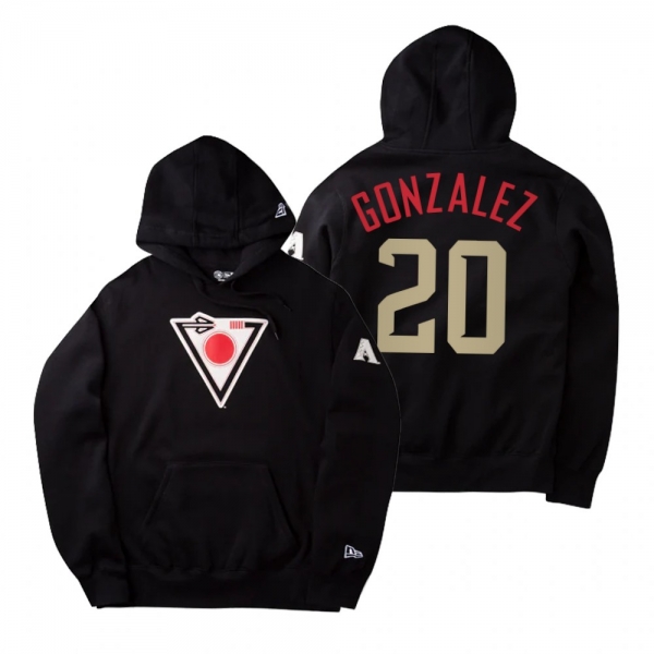 Arizona Diamondbacks Luis Gonzalez Black 2021 City Connect New Era Hoodie