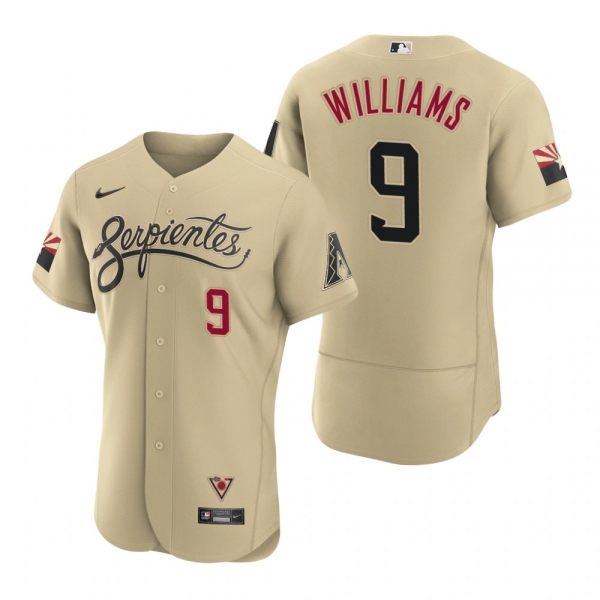 Men's Arizona Diamondbacks Matt Williams Gold 2021 City Connect Authentic Jersey