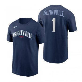 Chicago Cubs Doug Glanville Navy 2021 City Connect Name Number T-Shirt