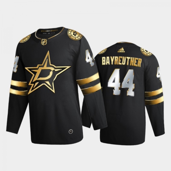 Dallas Stars Gavin Bayreuther #44 2020-21 Authentic Golden Black Limited Edition Jersey