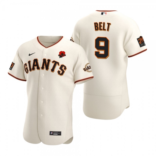 San Francisco Giants Brandon Belt Cream 2021 Memorial Day Authentic Jersey