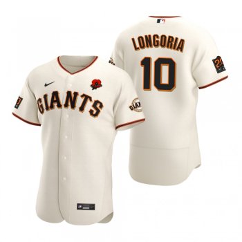 San Francisco Giants Evan Longoria Cream 2021 Memorial Day Authentic Jersey