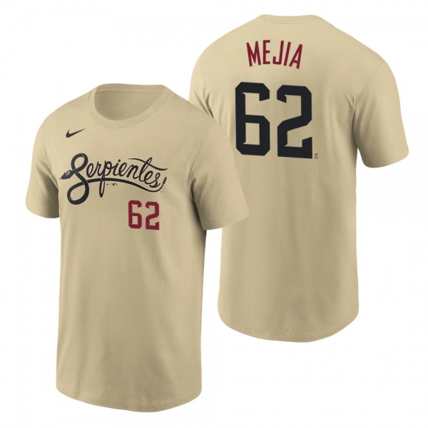 Arizona Diamondbacks Humberto Mejia Gold 2021 City Connect Name Number T-Shirt